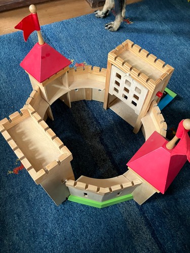 Wooden toy fort early learning - fort,